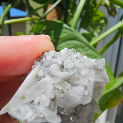 Calcite with Pyrite and Quartz #35M