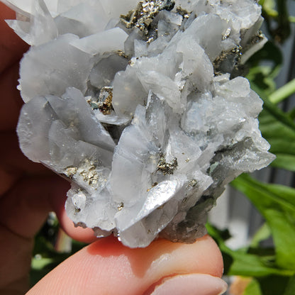 Calcite with Pyrite and Quartz #39N