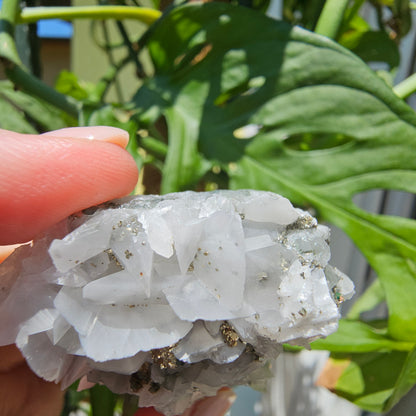 Calcite with Pyrite and Quartz #39N