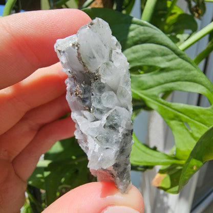 Calcite with Pyrite and Quartz #39N