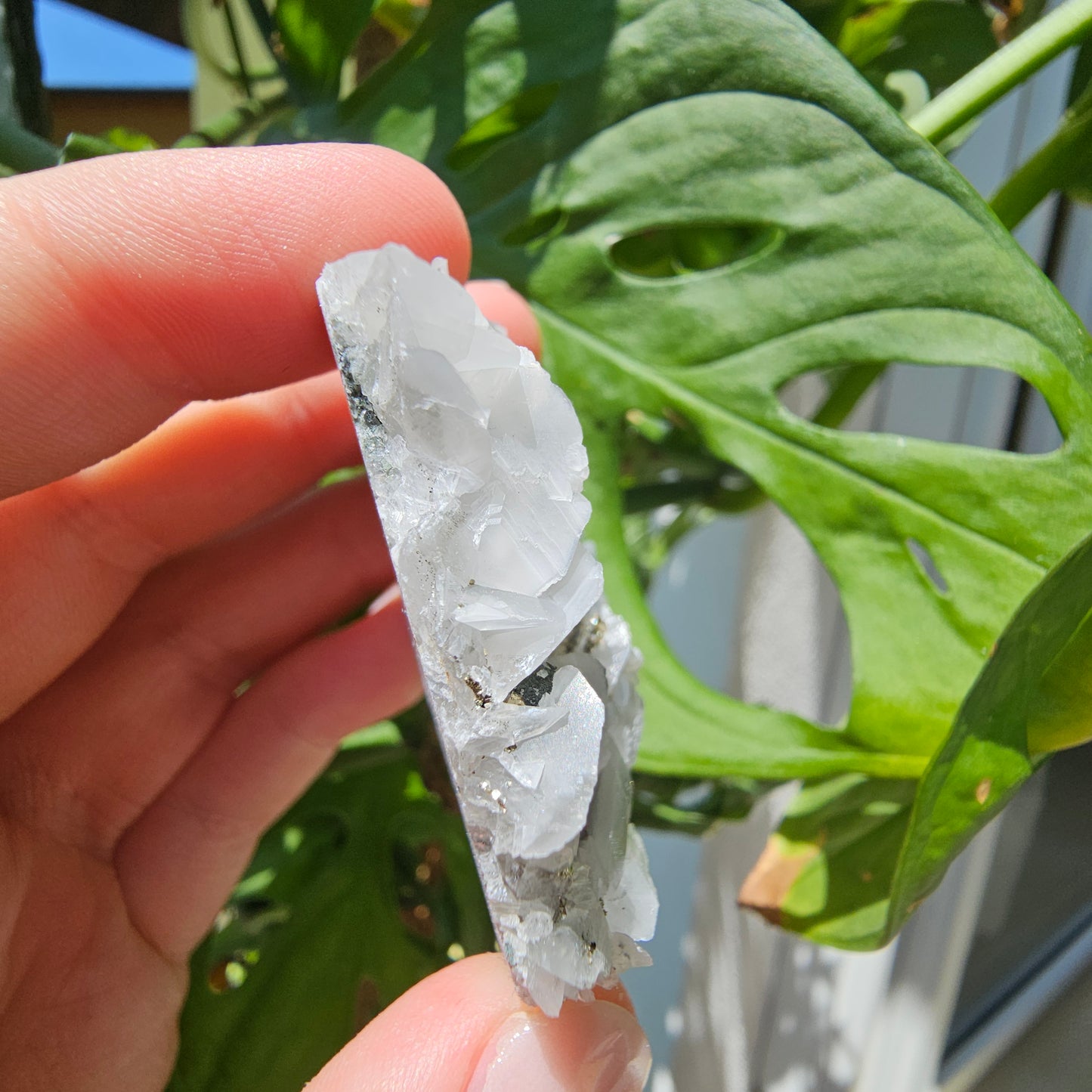 Calcite with Pyrite and Quartz #39N