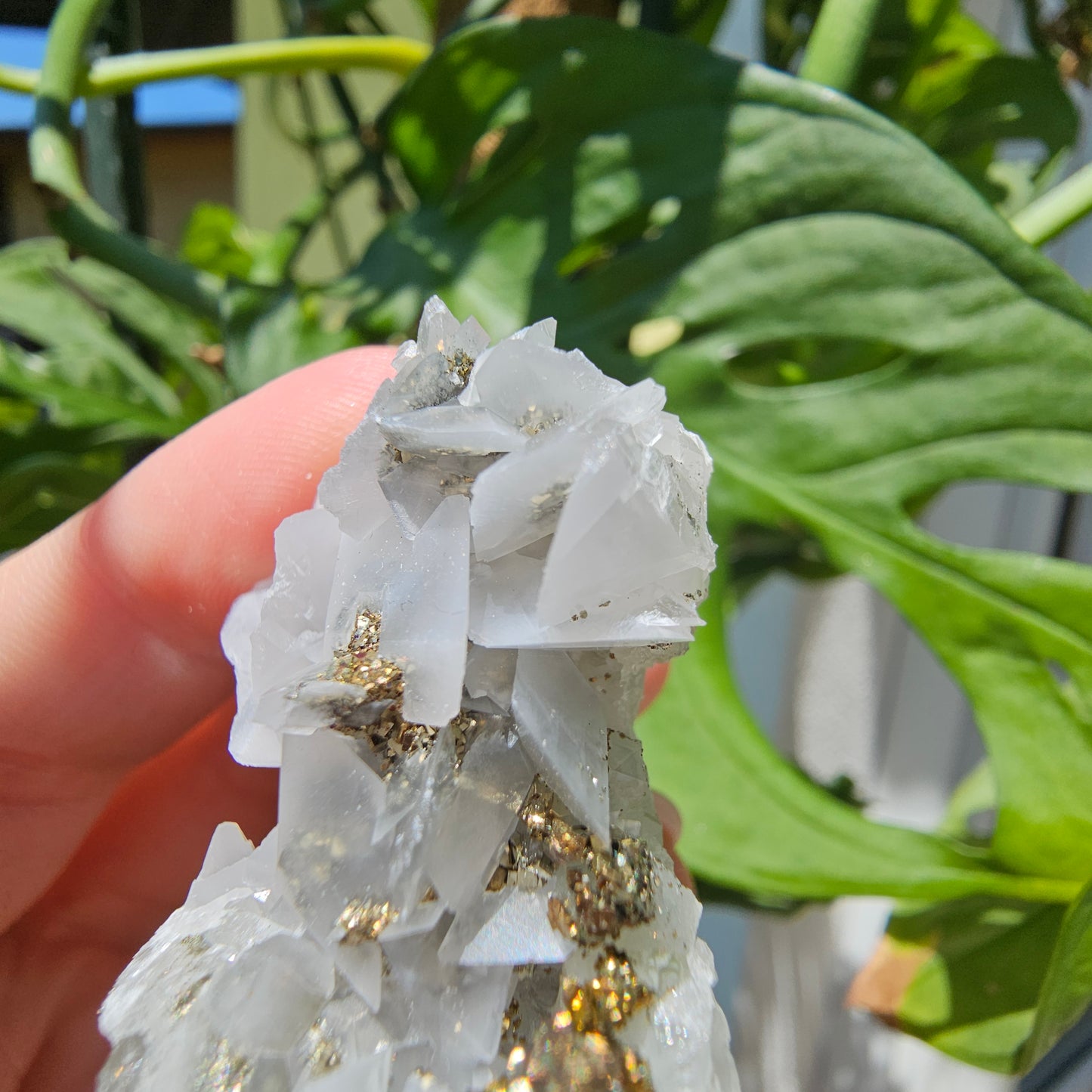 Calcite with Pyrite and Quartz #25o