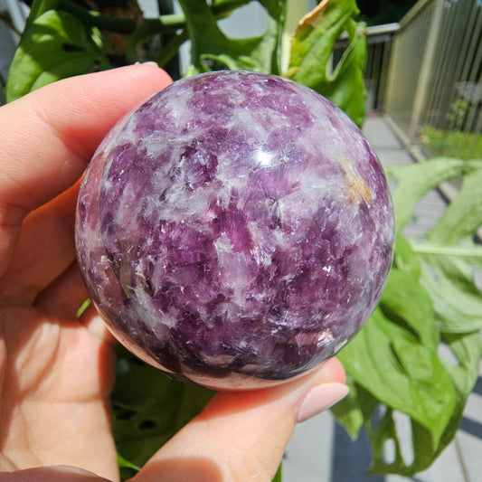 Lepidolite Sphere #45A