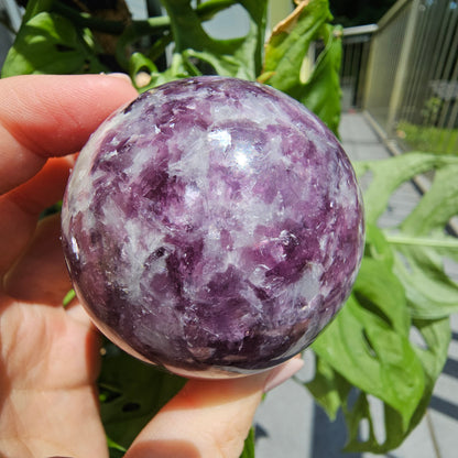 Lepidolite Sphere #45A