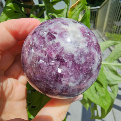 Lepidolite Sphere #45A