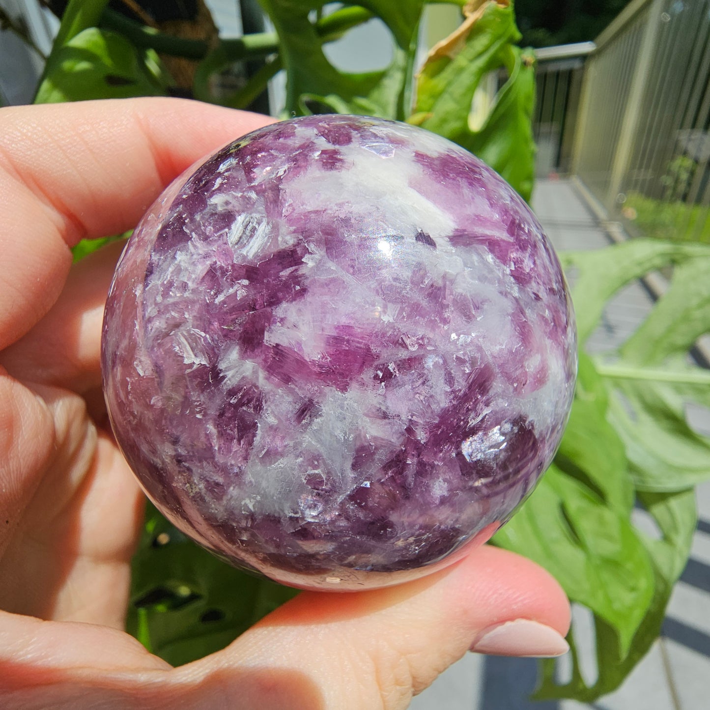 Lepidolite Sphere #45A