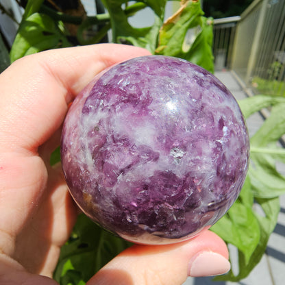 Lepidolite Sphere #45A