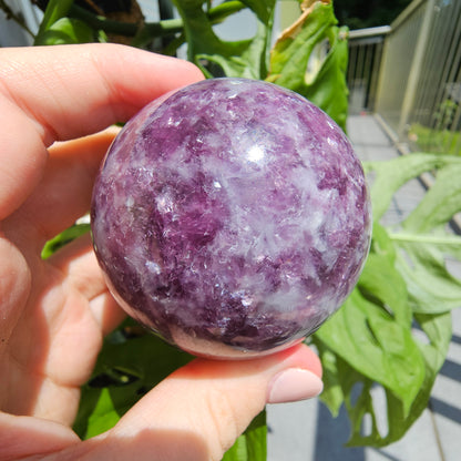 Lepidolite Sphere #45A