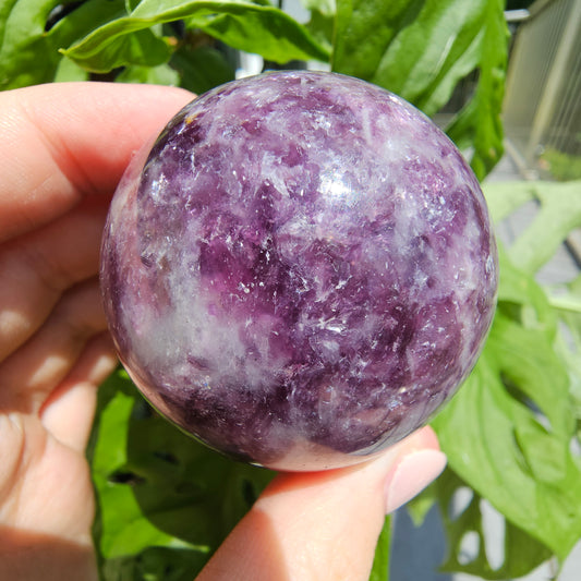 Lepidolite Sphere #35C