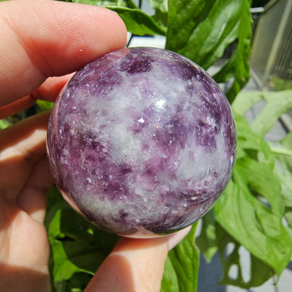 Lepidolite Sphere #35C