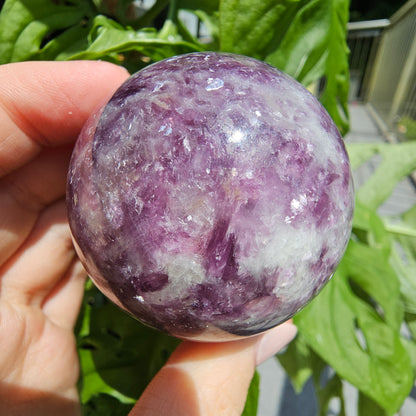 Lepidolite Sphere #35C