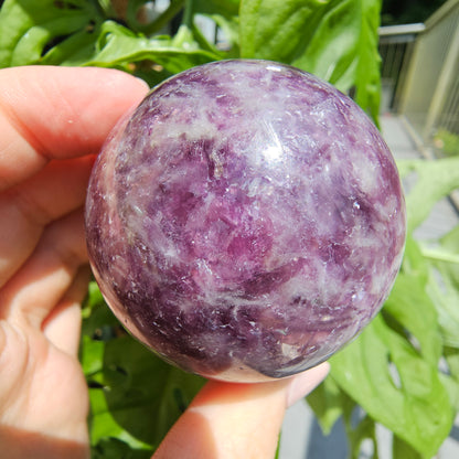 Lepidolite Sphere #35C