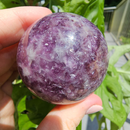 Lepidolite Sphere #35C