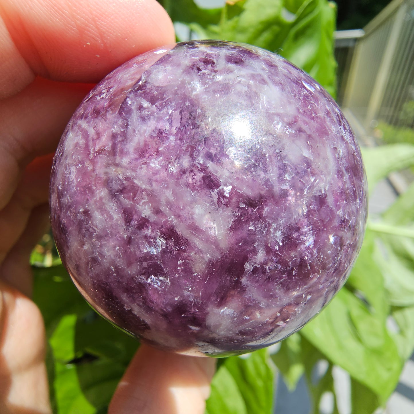 Lepidolite Sphere #35C