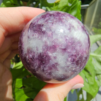 Lepidolite Sphere #35C