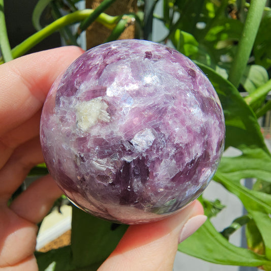 Lepidolite Sphere #39B