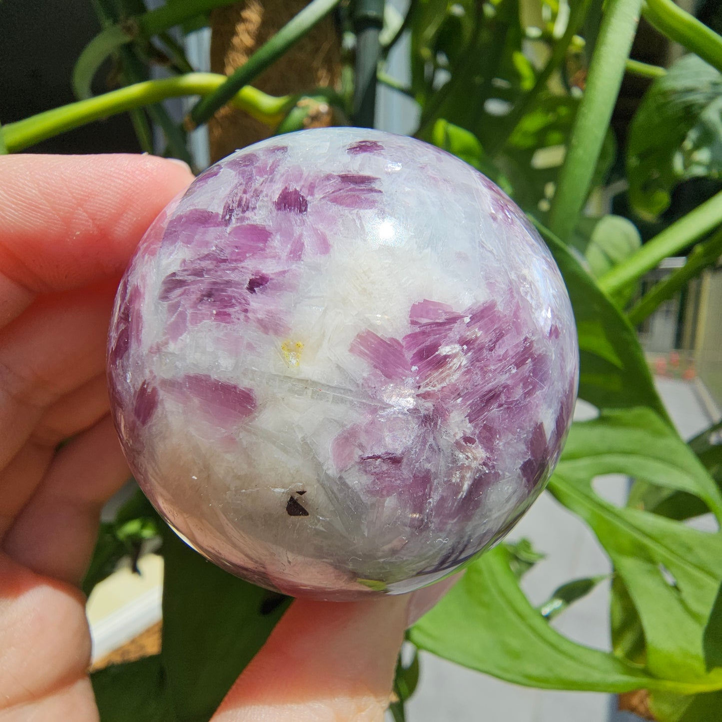 Lepidolite Sphere #39B