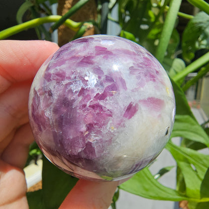 Lepidolite Sphere #39B