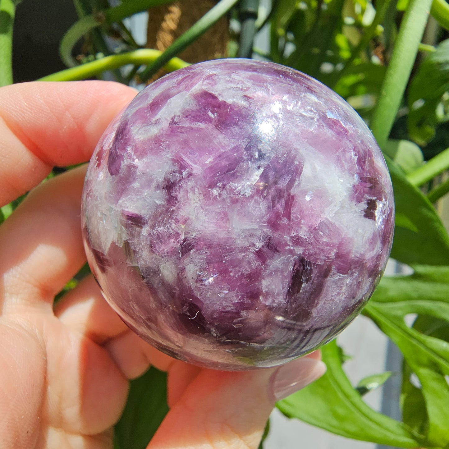 Lepidolite Sphere #39B