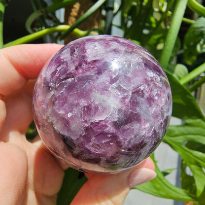 Lepidolite Sphere #39B