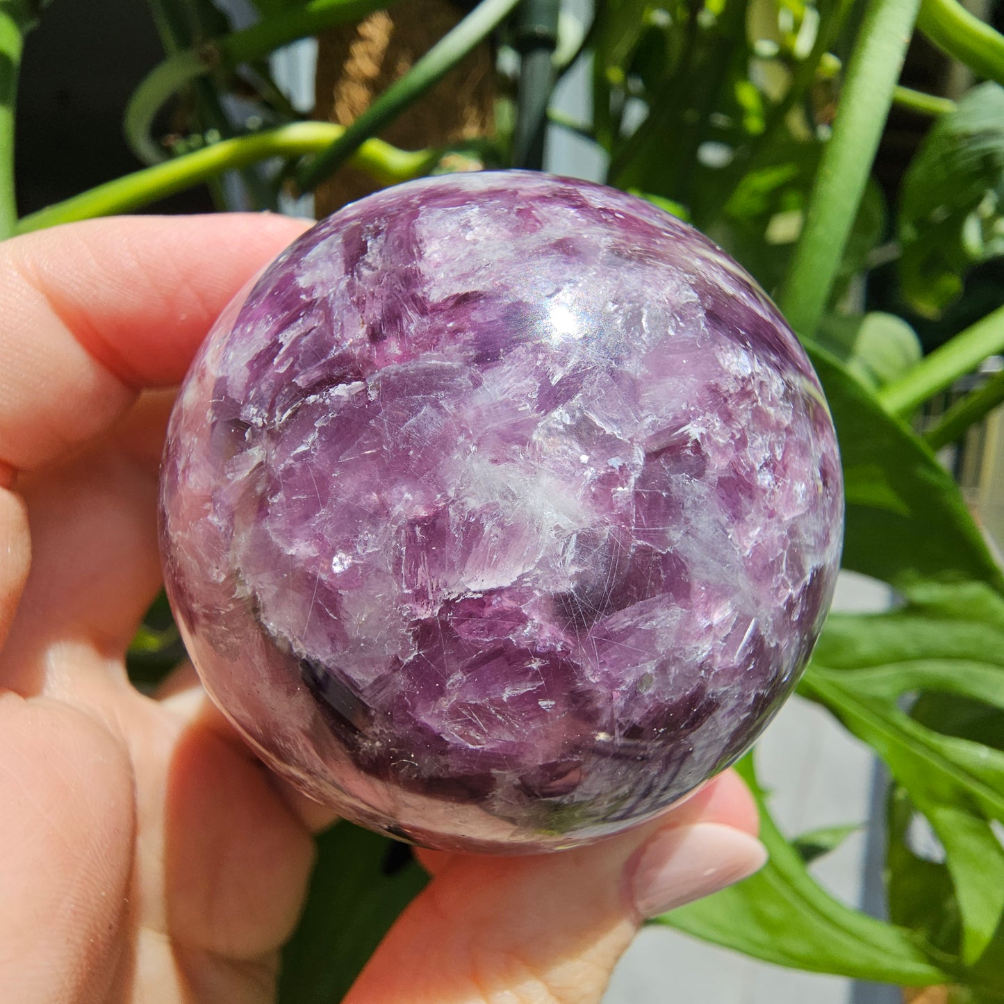 Lepidolite Sphere #37E