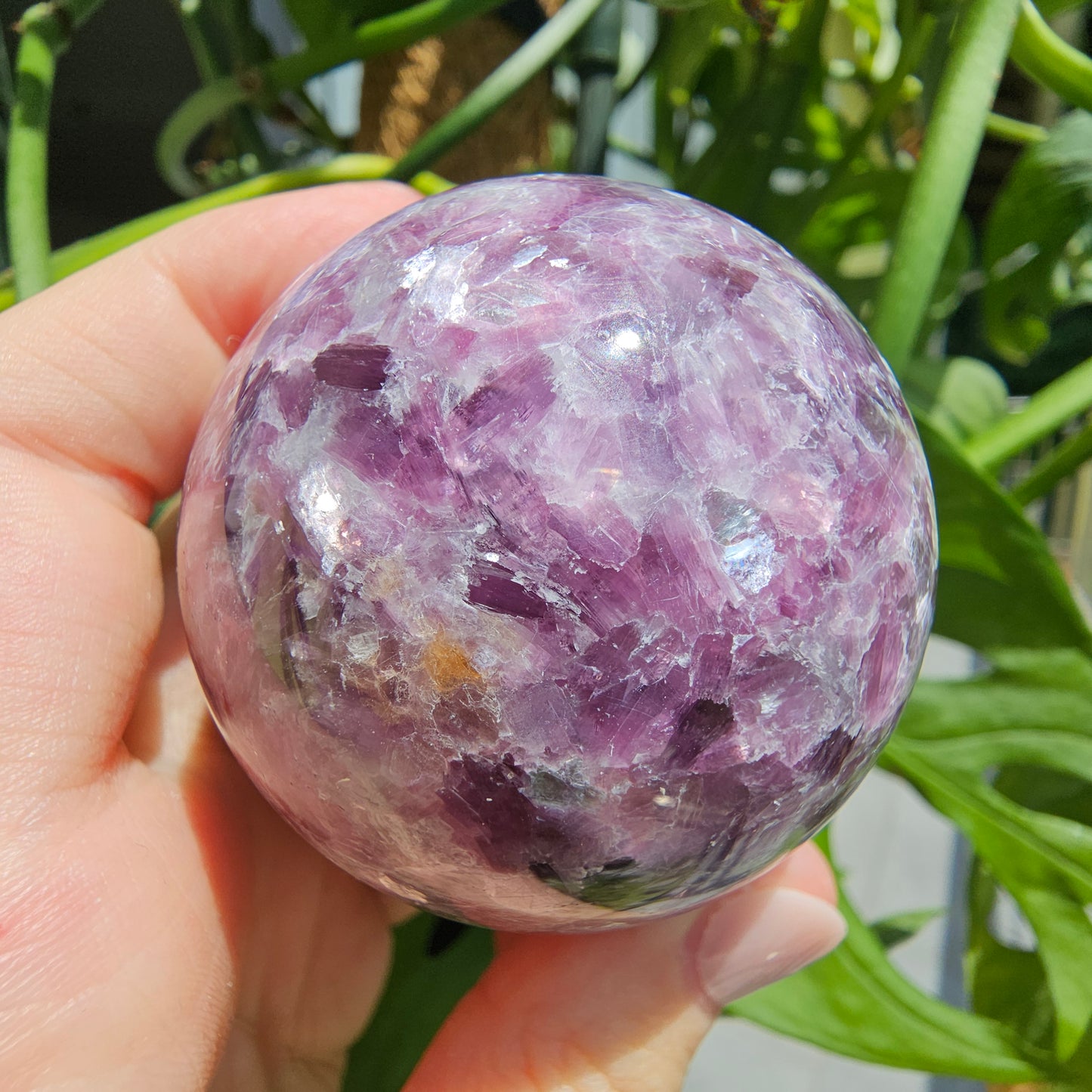 Lepidolite Sphere #39B