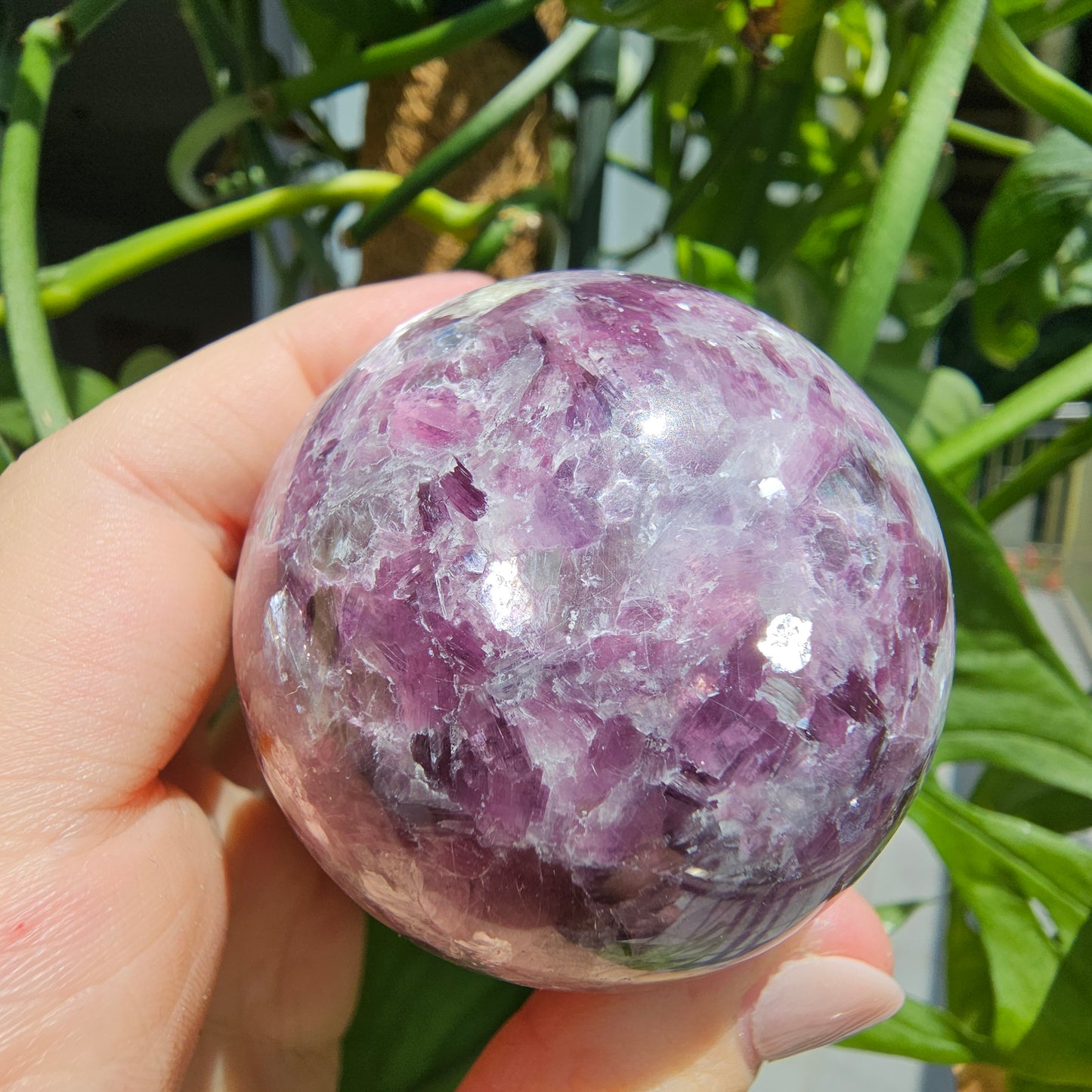 Lepidolite Sphere #39B