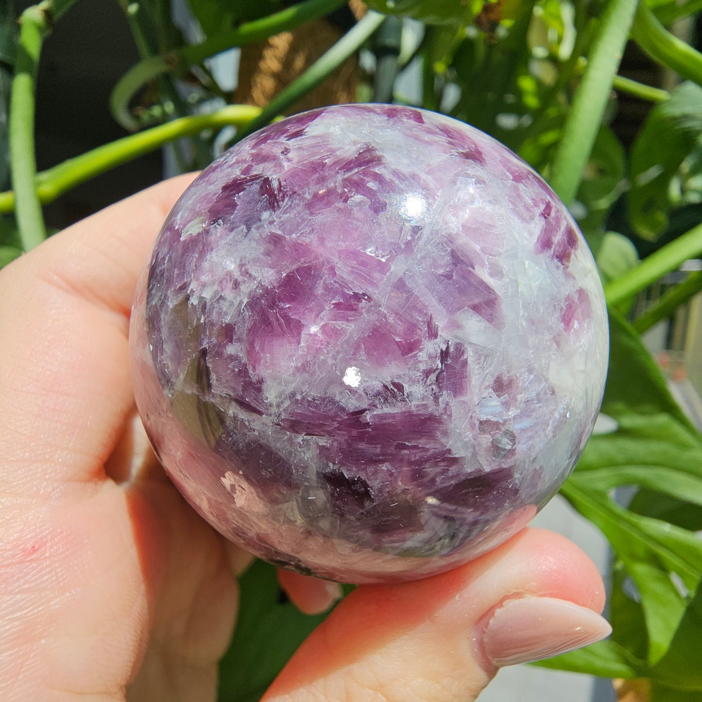 Lepidolite Sphere #39B