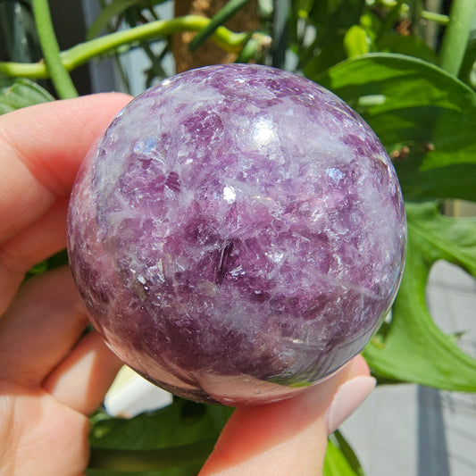 Lepidolite Sphere #36F