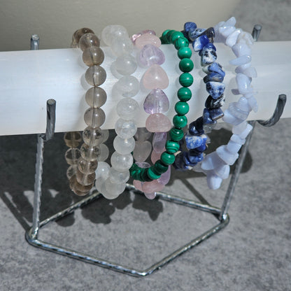 Satin Spar Selenite Bracelet Holder