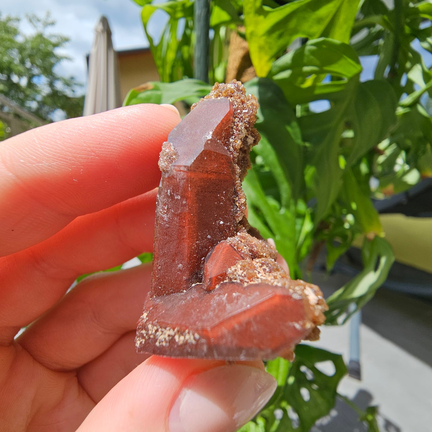 Red Quartz from Morocco #11E