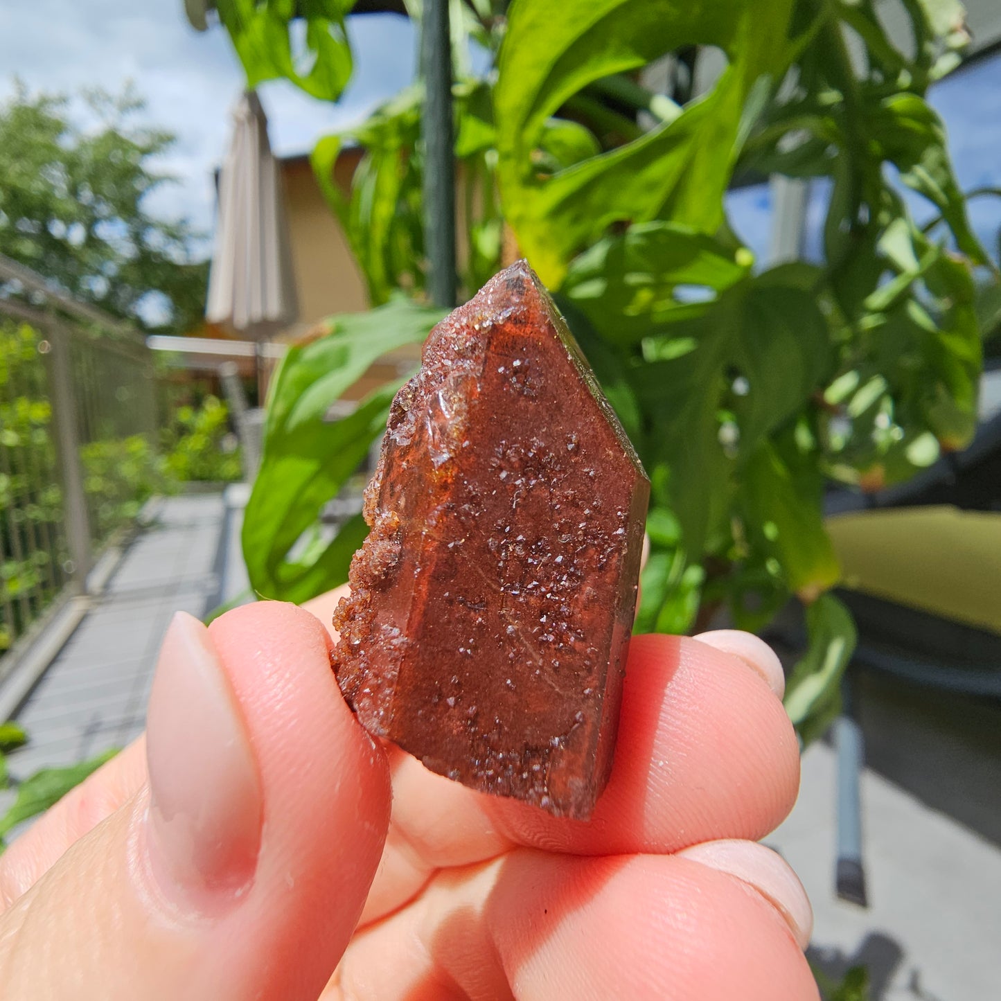 Red Quartz from Morocco #9e