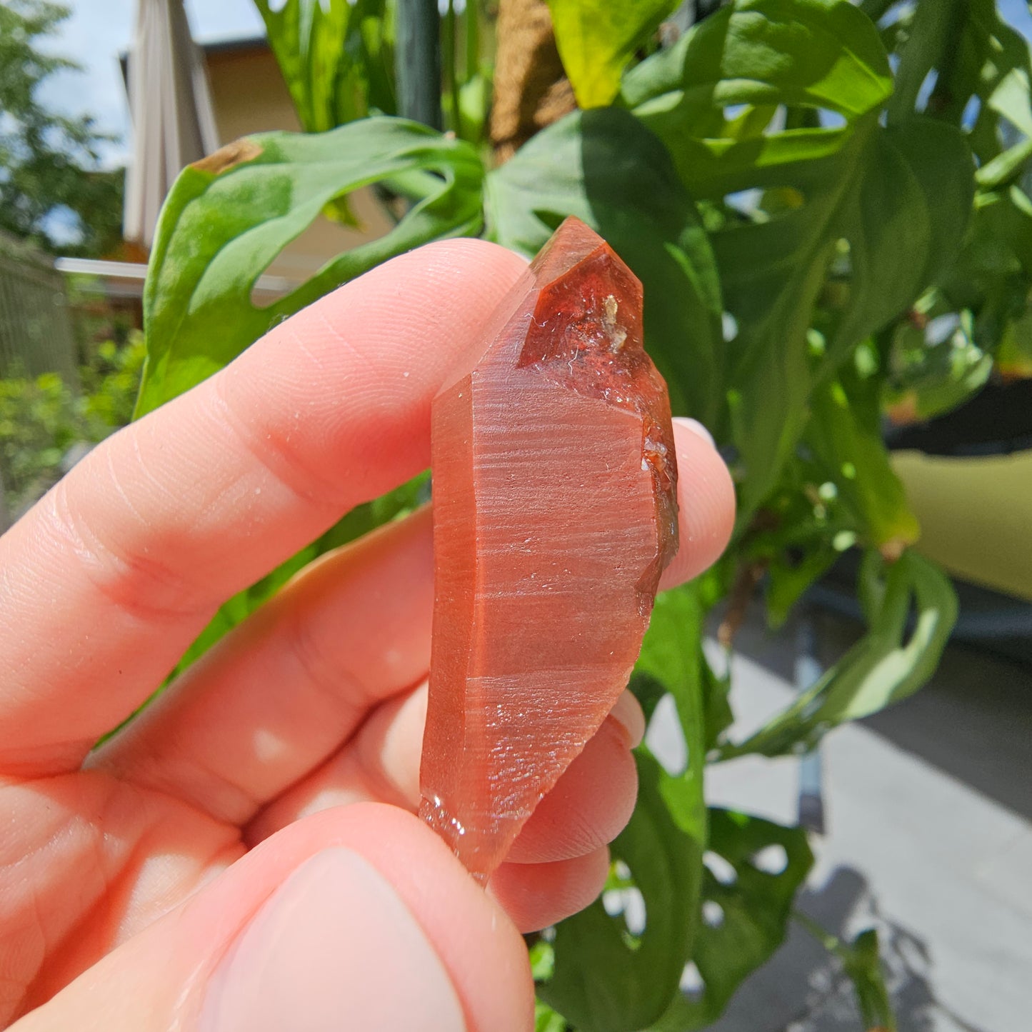 Red Quartz from Morocco #8b