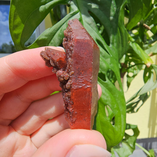 Red Quartz from Morocco #12M