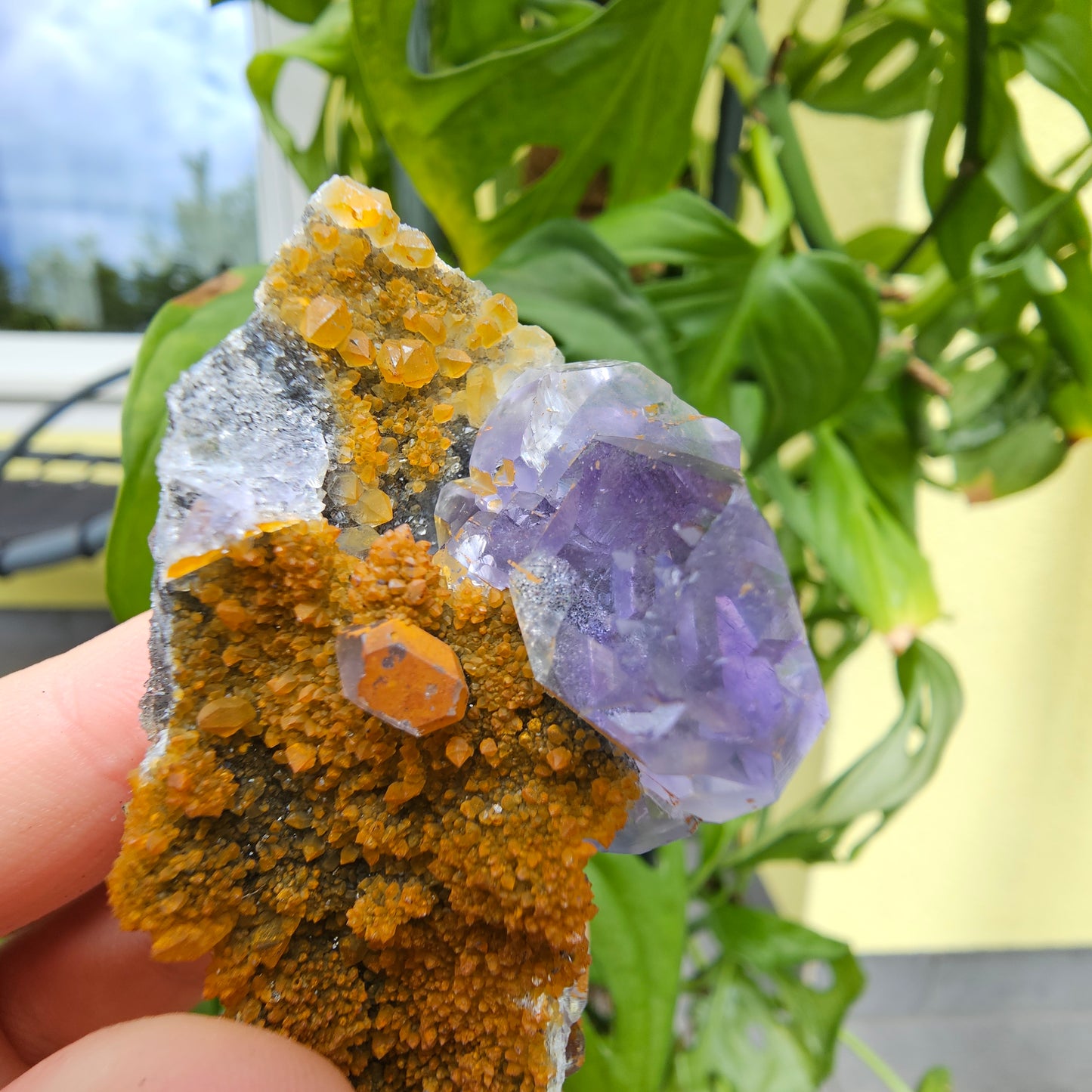 Purple Fluorite from Xiayang Mine #59A