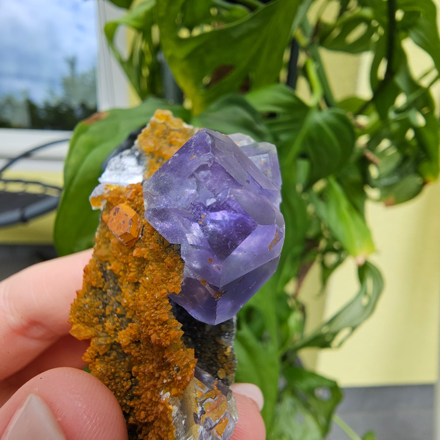 Purple Fluorite from Xiayang Mine #59A