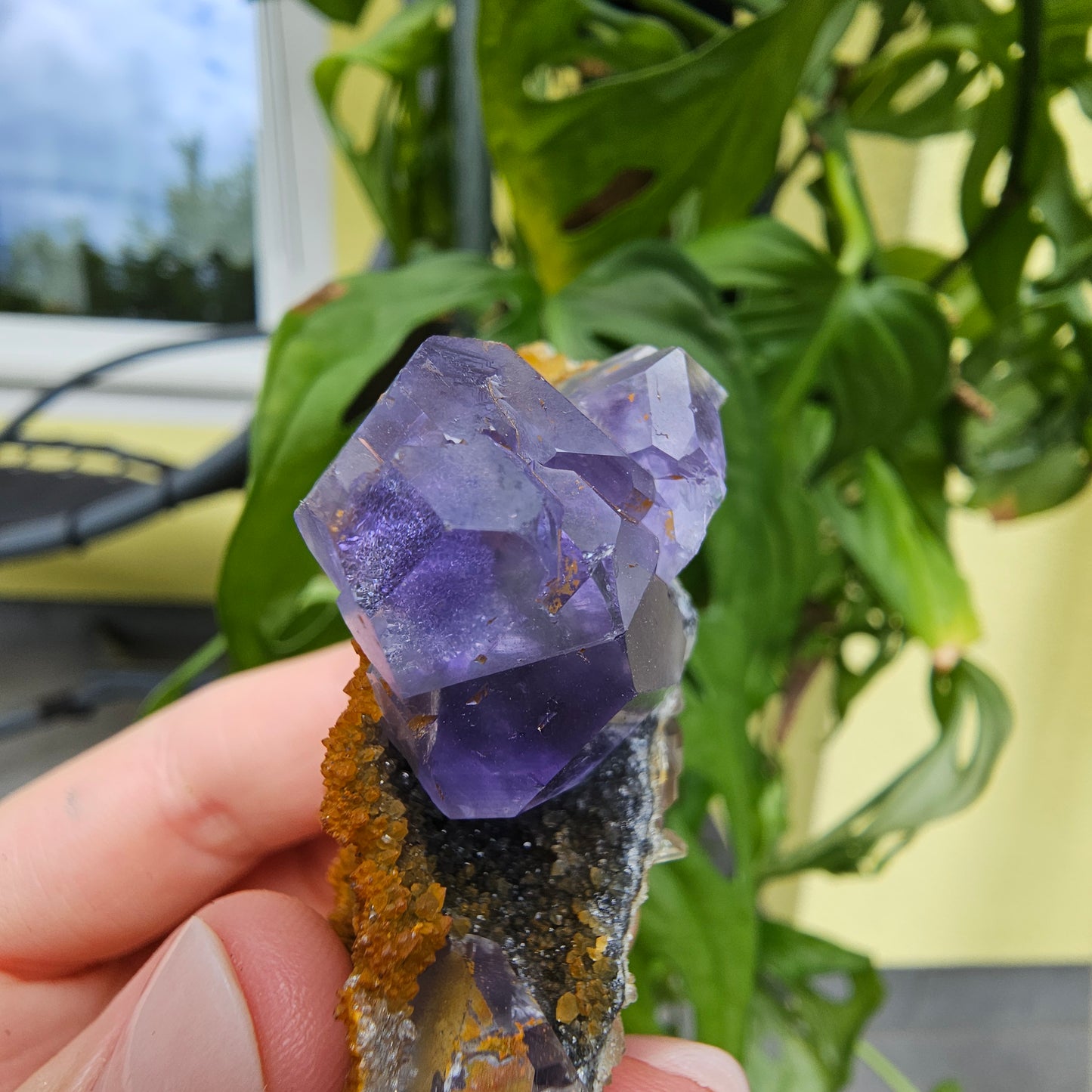 Purple Fluorite from Xiayang Mine #59A