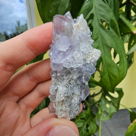 Purple Fluorite from Xiayang Mine #49B