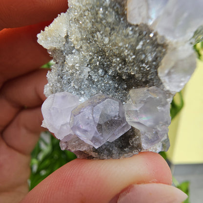 Purple Fluorite from Xiayang Mine #35E