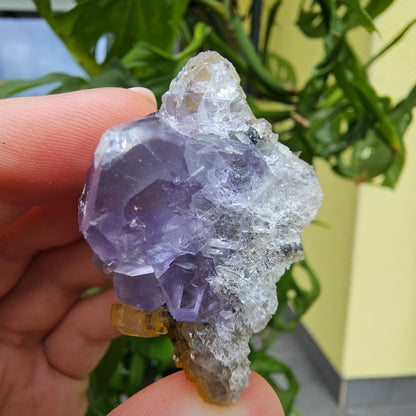 Purple Fluorite from Xiayang Mine #35G