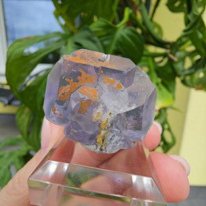 Purple Fluorite from Xiayang Mine #39J