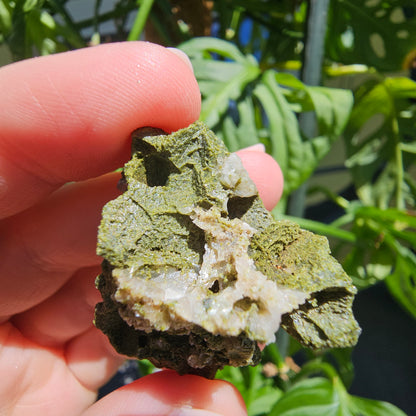 Epidote with Quartz Cluster #15T