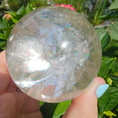 Clear Quartz Sphere #135A (High Quality)