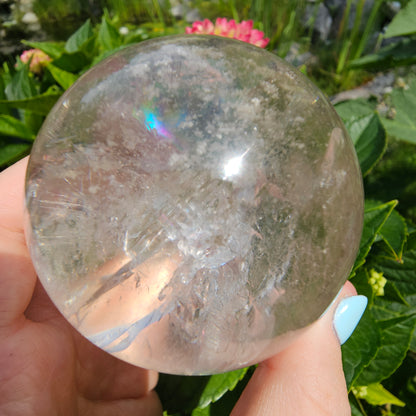 Clear Quartz Sphere #135A (High Quality)