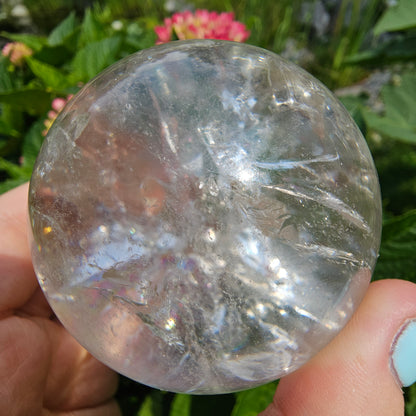 Clear Quartz Sphere #135A (High Quality)