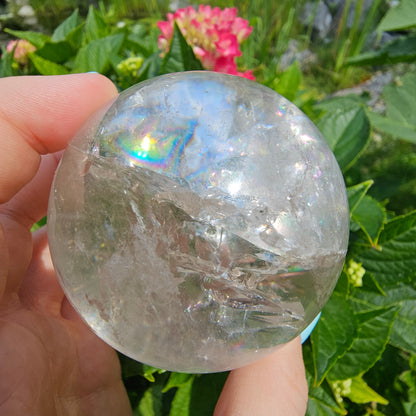 Clear Quartz Sphere #135A (High Quality)