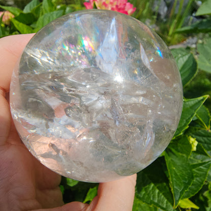 Clear Quartz Sphere #135A (High Quality)