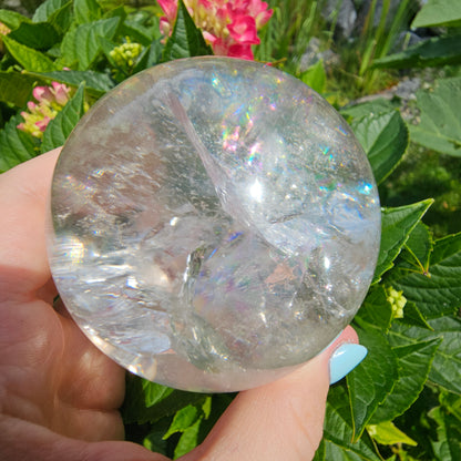 Clear Quartz Sphere #135A (High Quality)