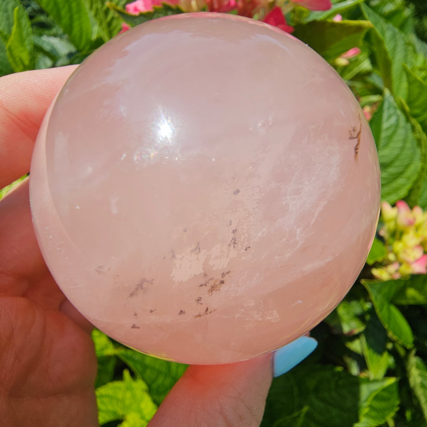 Rose Quartz Sphere #65D