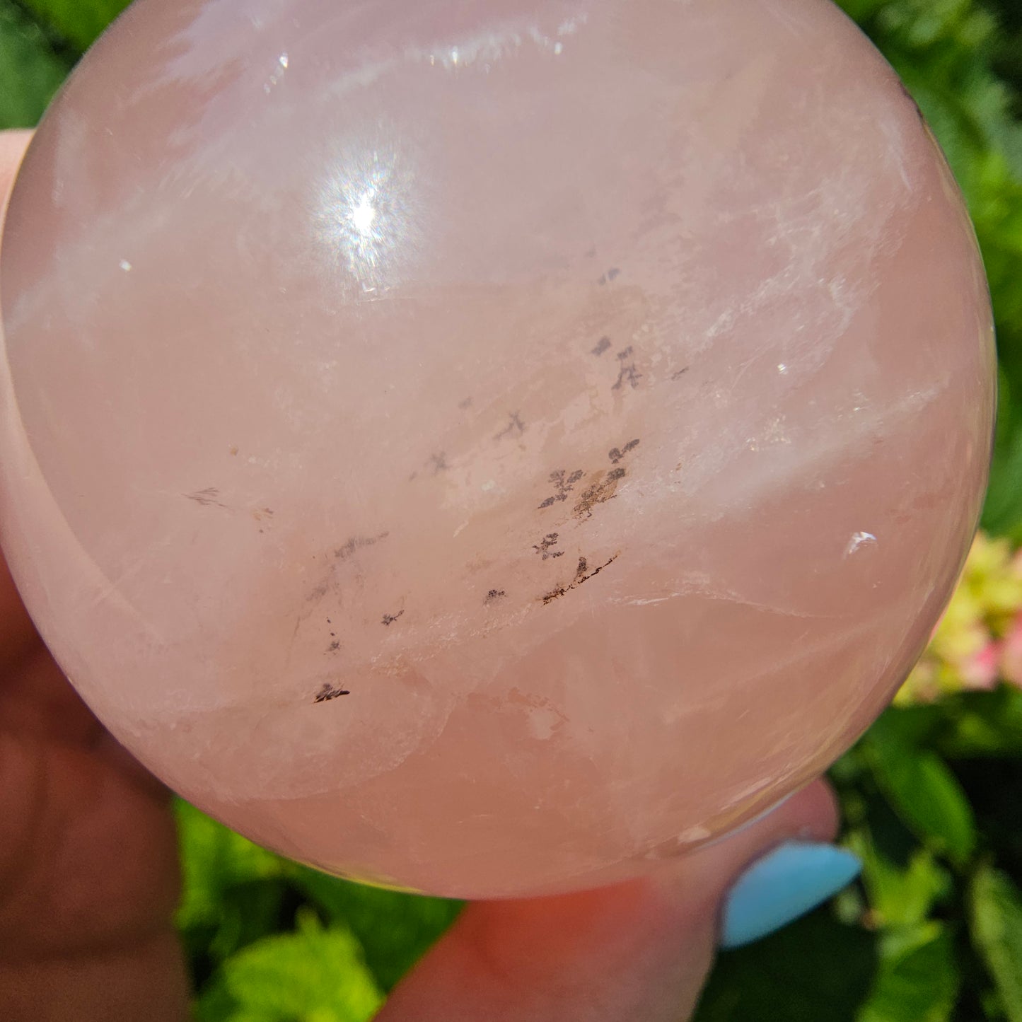 Rose Quartz Sphere #65D